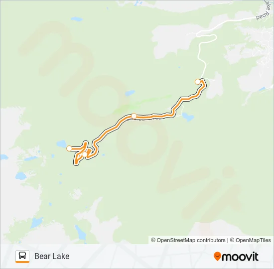 BEAR LAKE ROUTE Bus Line Map