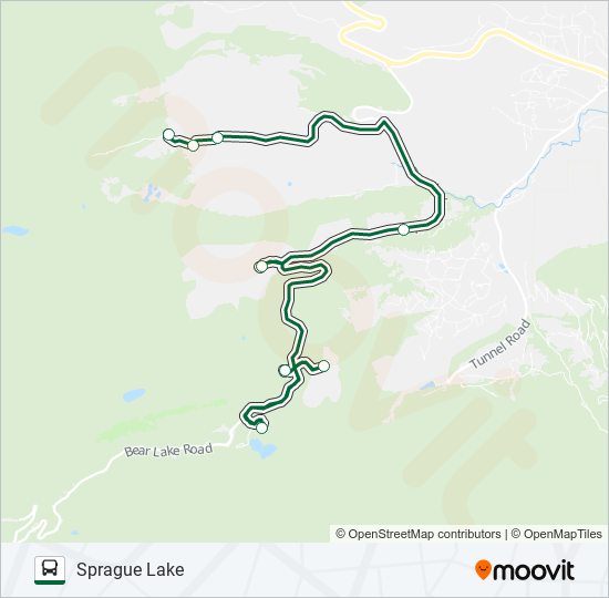 MORAINE PARK ROUTE Bus Line Map