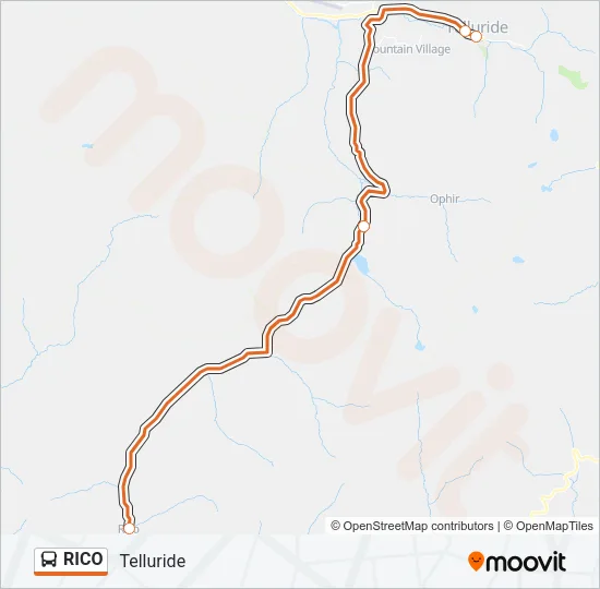 RICO Bus Line Map