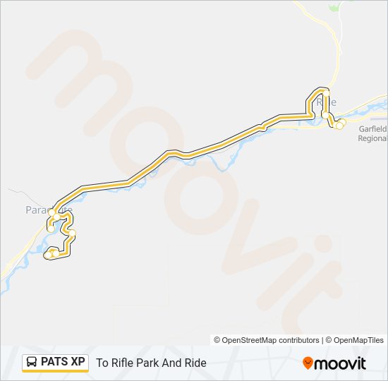 PATS XP Bus Line Map
