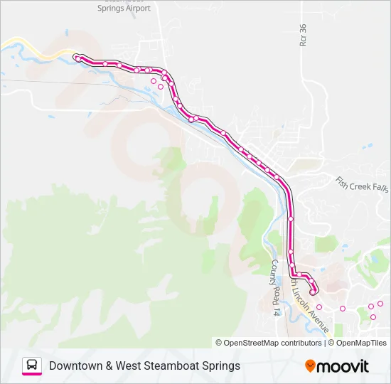 MAIN LINE Bus Line Map