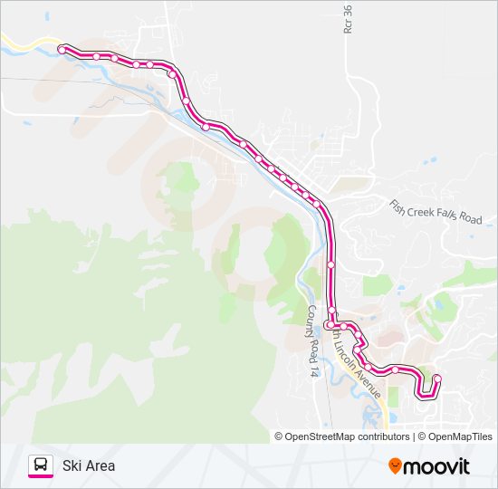 MAIN LINE Bus Line Map
