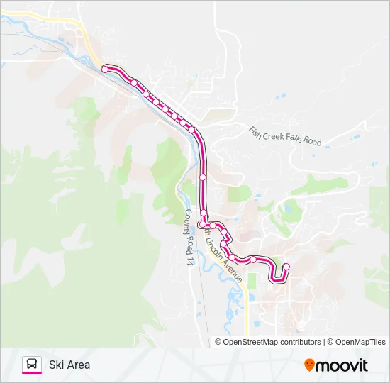 MAIN LINE Bus Line Map