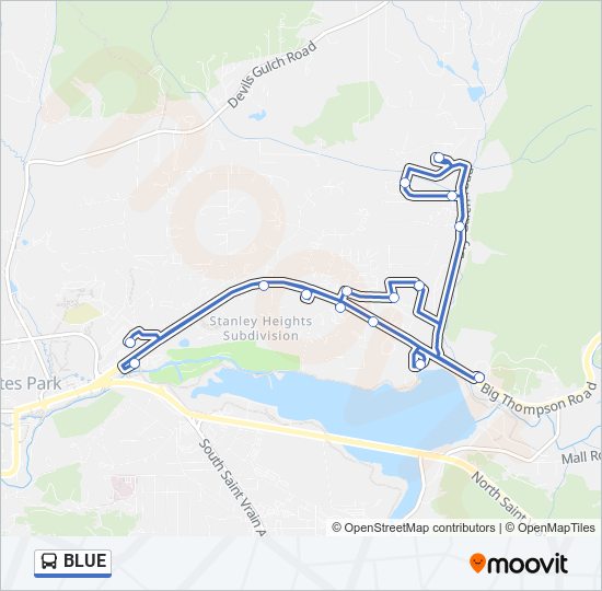 BLUE  Line Map