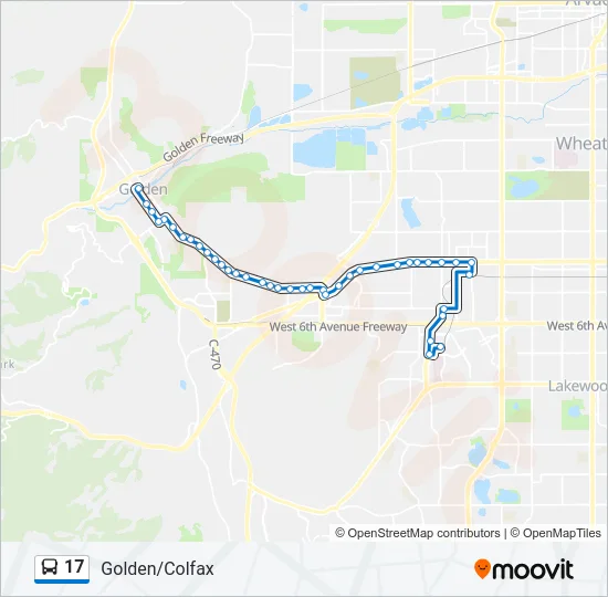 17 Bus Line Map