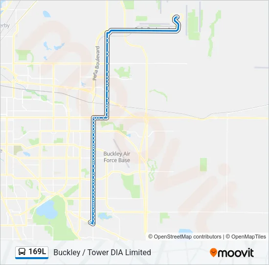 169L Bus Line Map