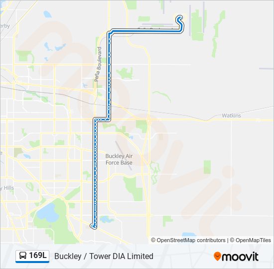 169L bus Line Map
