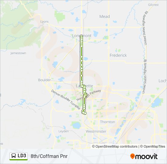 LD3 bus Line Map
