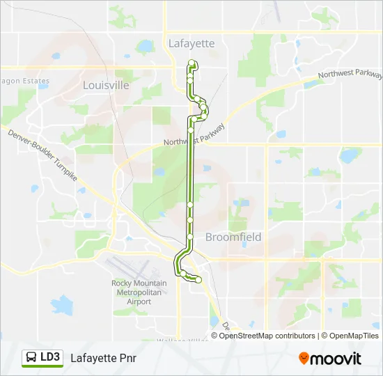 LD3 Bus Line Map