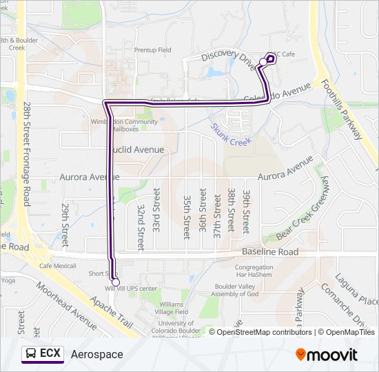 ECX bus Line Map