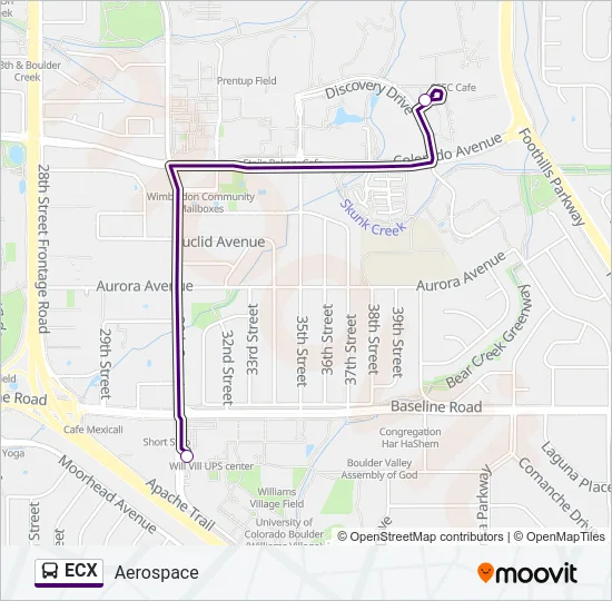 ECX Bus Line Map