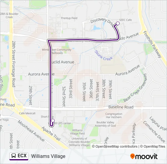 ECX Bus Line Map