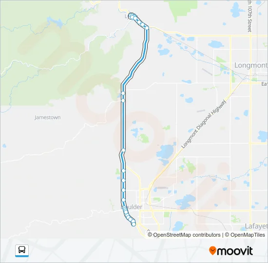 LYONS FLYER Bus Line Map