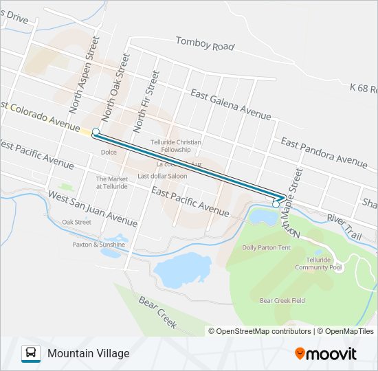 OFFSEASON EXPRESS Bus Line Map