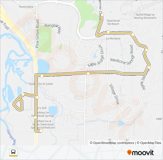 ORANGE LINE Bus Line Map