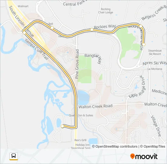 ORANGE LINE Bus Line Map