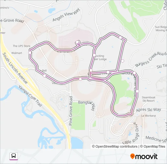 PURPLE LINE Bus Line Map