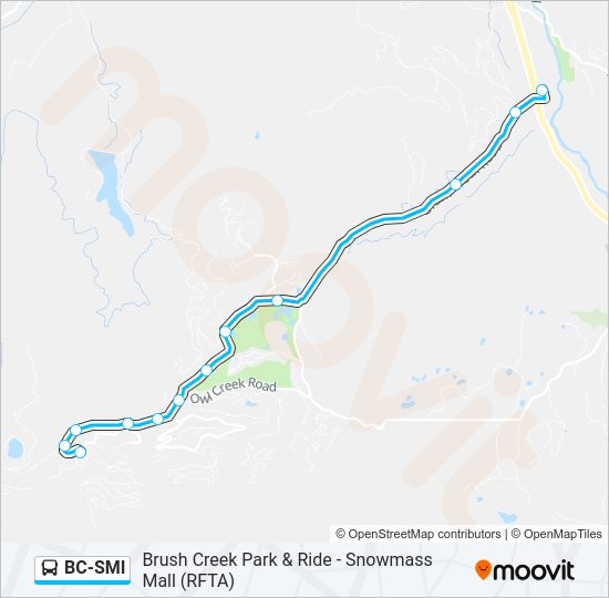 BC-SMI Bus Line Map