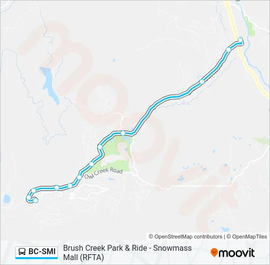 BC-SMI Bus Line Map