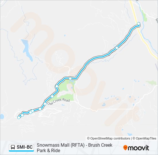 SMI-BC bus Line Map
