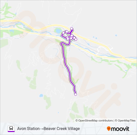 RESTAURANT SHUTTLE Bus Line Map