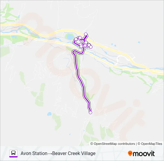 RESTAURANT SHUTTLE Bus Line Map