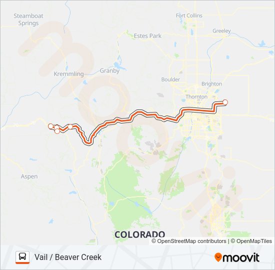 EPIC MOUNTAIN EXPRESS Bus Line Map