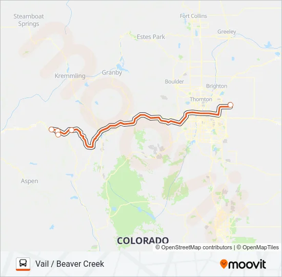 EPIC MOUNTAIN EXPRESS Bus Line Map