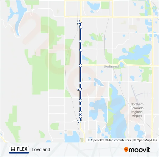 FLEX Bus Line Map
