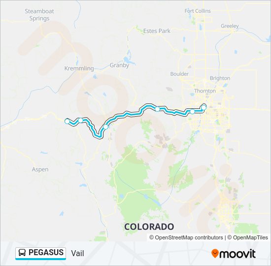 PEGASUS Bus Line Map