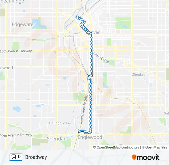 0 Bus Line Map