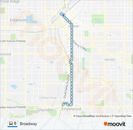 0 Bus Line Map