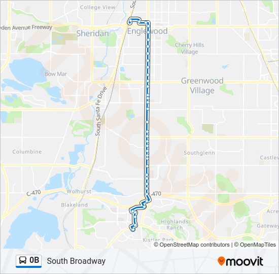 0B bus Line Map