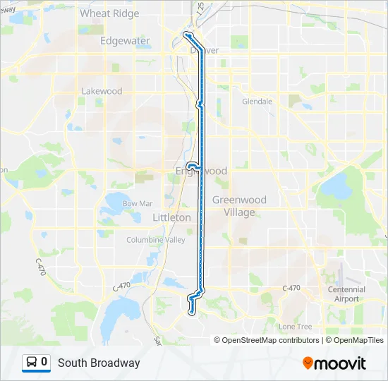 0 Bus Line Map