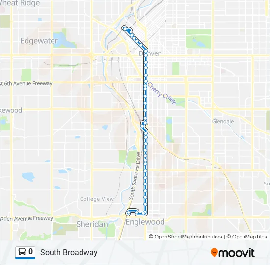 0 Bus Line Map