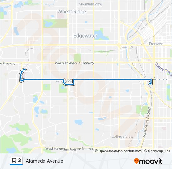 3 Bus Line Map