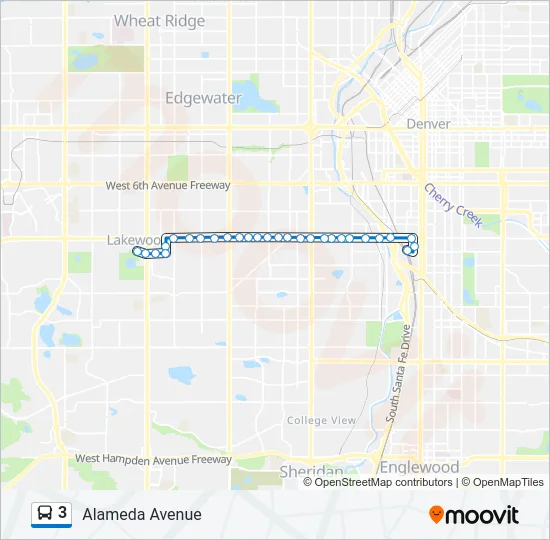 3 Bus Line Map