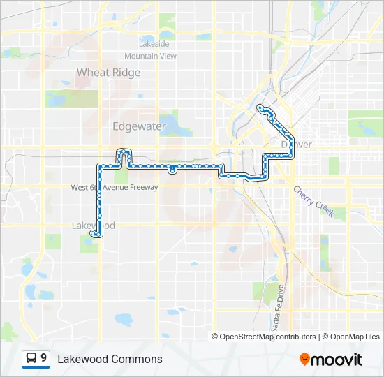 9 Bus Line Map