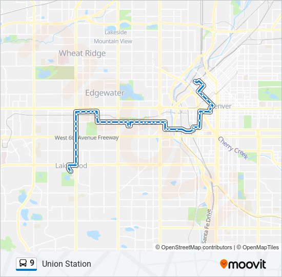 9 bus Line Map