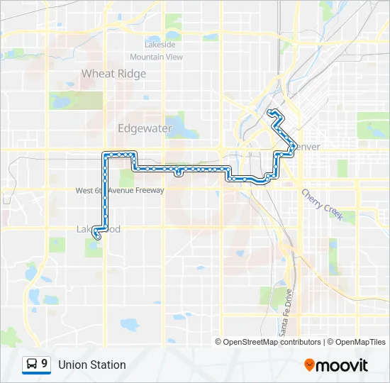 9 Bus Line Map