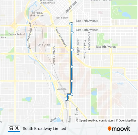 0L Bus Line Map