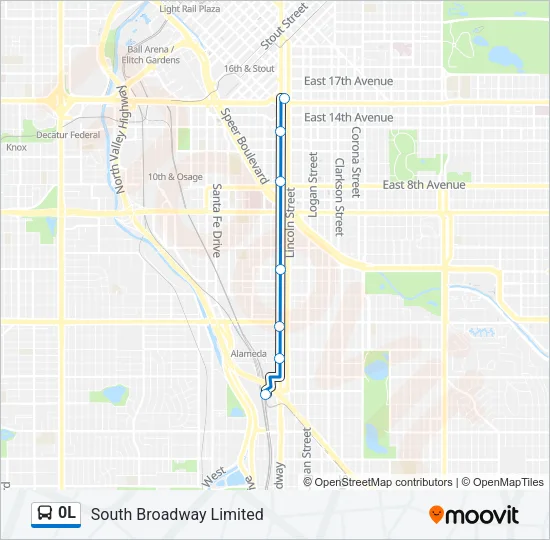 0L Bus Line Map