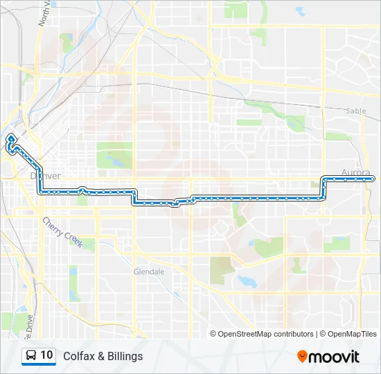 10 Bus Line Map