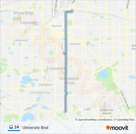 24 Bus Line Map