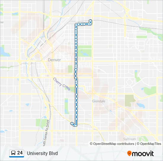 24 Bus Line Map