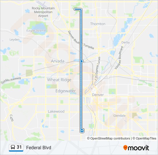 31 Bus Line Map