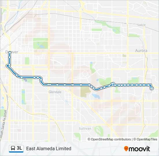 3L Bus Line Map