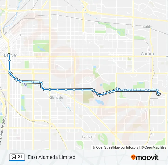 3L Bus Line Map