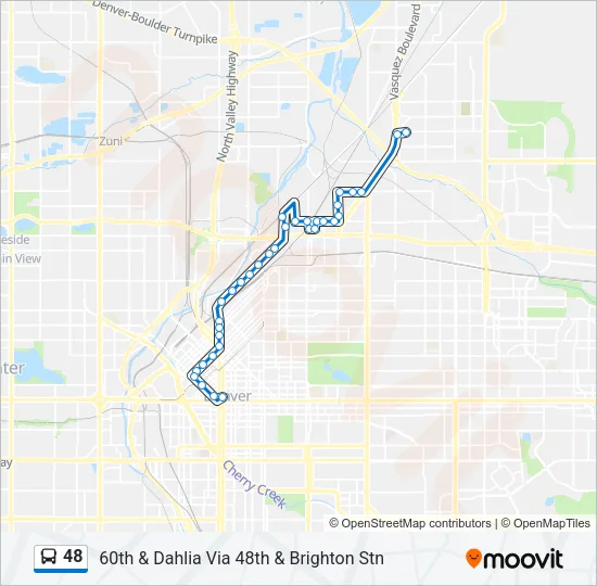 48 Bus Line Map
