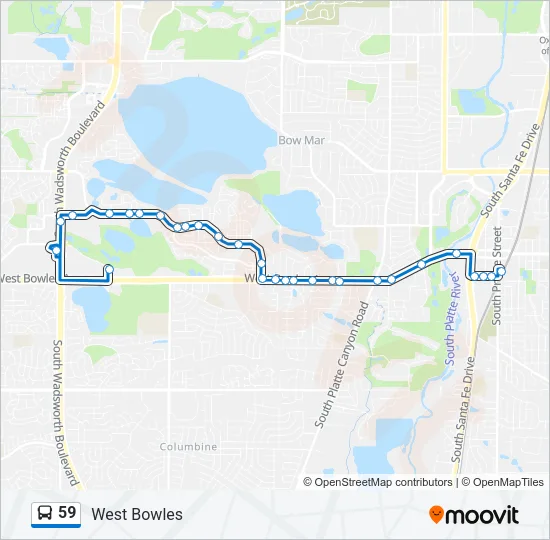 59 Bus Line Map